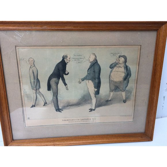 Tableaux Cadres Illustration Examples Laconic by CMotte Leicester Sq- HB 18"x14" - Picture 2 of 9